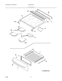 04 - Top / Drawer parts for Electrolux Range CGIH3047VFD from AppliancePartsPros.com