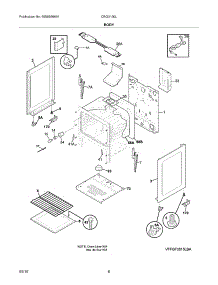 07 - Body parts for Electrolux Range CRG3150LWA from AppliancePartsPros.com