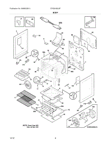 07 - Body parts for Electrolux Range CRG3490LSF from AppliancePartsPros.com