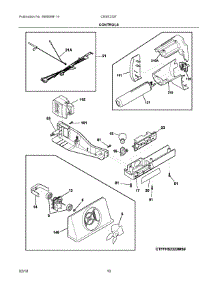 06 - Controls parts for Electrolux Refrigerator CRSE233TS0 from AppliancePartsPros.com
