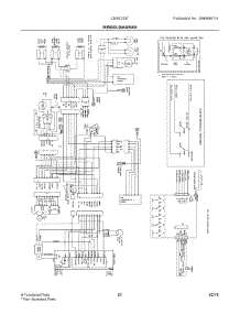 12 - Wiring Diagram parts for Electrolux Refrigerator CRSE233TS0 from AppliancePartsPros.com