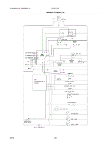 11 - Wiring Schematic parts for Electrolux Refrigerator CRSE233TS0 from AppliancePartsPros.com