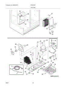 13 - System parts for Electrolux Refrigerator CRSE234FB2 from AppliancePartsPros.com