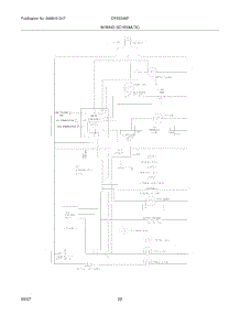 22 - Wiring Schematic parts for Electrolux Refrigerator CRSE266FB0 from AppliancePartsPros.com