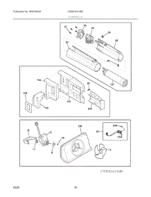 06 - Controls parts for Electrolux Refrigerator CRSEH237AB0 from AppliancePartsPros.com
