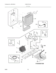 07 - System parts for Electrolux Refrigerator CRSEH237AS0 from AppliancePartsPros.com