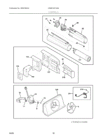 06 - Controls parts for Electrolux Refrigerator CRSEH237AS0 from AppliancePartsPros.com