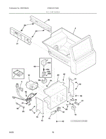 09 - Ice Container parts for Electrolux Refrigerator CRSEH237AW0 from AppliancePartsPros.com
