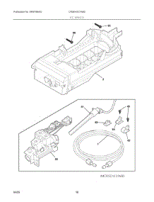 10 - Ice Maker parts for Electrolux Refrigerator CRSEH237AW0 from AppliancePartsPros.com