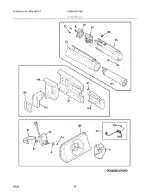 06 - Controls parts for Electrolux Refrigerator CRSEH267AW0 from AppliancePartsPros.com