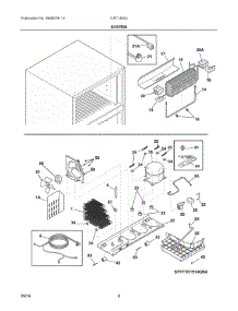 05 - System parts for Electrolux Refrigerator CRT182IQB3 from AppliancePartsPros.com