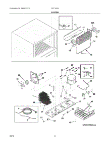 05 - System parts for Electrolux Refrigerator CRT182IQB4A from AppliancePartsPros.com