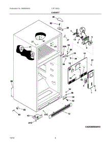 03 - Cabinet parts for Electrolux Refrigerator CRT182IQW0 from AppliancePartsPros.com
