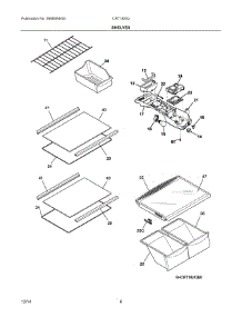 04 - Shelves parts for Electrolux Refrigerator CRT182IQW0 from AppliancePartsPros.com