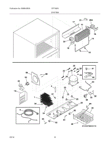 09 - System parts for Electrolux Refrigerator CRT182NB9 from AppliancePartsPros.com
