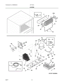 05 - System parts for Electrolux Refrigerator CRT182QB7B from AppliancePartsPros.com