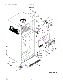 03 - Cabinet parts for Electrolux Refrigerator CRT185HPW2 from AppliancePartsPros.com