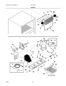 05 - System parts for Electrolux Refrigerator CRT185HPW2 from AppliancePartsPros.com