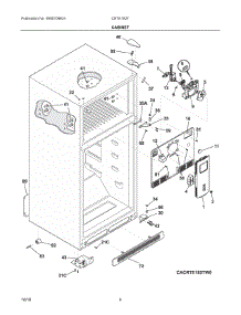 03 - Cabinet parts for Electrolux Range CRTE182TW3 from AppliancePartsPros.com