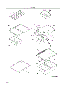 07 - Shelves parts for Electrolux Refrigerator CRTE184IJS2 from AppliancePartsPros.com