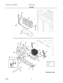05 - System parts for Electrolux Range CRTE2044VB0 from AppliancePartsPros.com