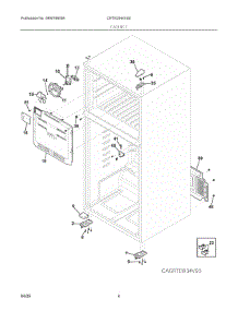 03 - Cabinet parts for Electrolux Range CRTE2044VS0 from AppliancePartsPros.com