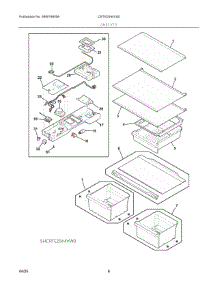 04 - Shelves parts for Electrolux Range CRTE2044VS0 from AppliancePartsPros.com