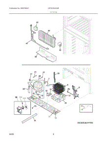 05 - System parts for Electrolux Range CRTE2044VW0 from AppliancePartsPros.com