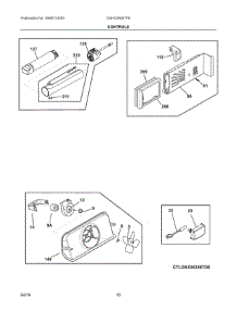 06 - Controls parts for Electrolux Refrigerator DGHX2655TF8 from AppliancePartsPros.com