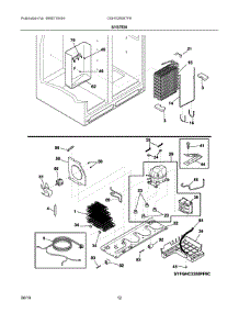 07 - System parts for Electrolux Refrigerator DGHX2655TF9 from AppliancePartsPros.com