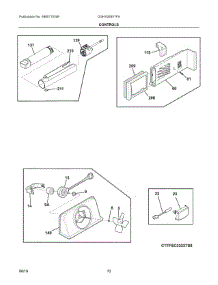 06 - Controls parts for Electrolux Refrigerator DGHX2655TFA from AppliancePartsPros.com