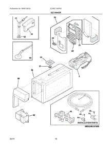 09 - Ice Maker parts for Electrolux Refrigerator E23BC79SPS3 from AppliancePartsPros.com