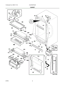 03 - Cabinet parts for Electrolux Refrigerator E32AR85PQSE from AppliancePartsPros.com