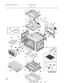 04 - Lower Oven parts for Electrolux Microwave ECWM3012ASB from AppliancePartsPros.com