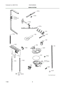05 - Wash System parts for Electrolux Washer EDSH4944BS0A from AppliancePartsPros.com
