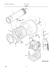 05 - Motor parts for Electrolux Dryer EFDC317TIW2 from AppliancePartsPros.com