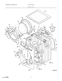 03 - Cabinet / Top parts for Electrolux Washer EFLW317TIW3 from AppliancePartsPros.com