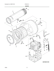05 - Motor parts for Electrolux Dryer EFMC527UTT1 from AppliancePartsPros.com