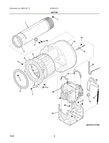 05 - Motor parts for Electrolux Dryer EFMC527UTT2 from AppliancePartsPros.com