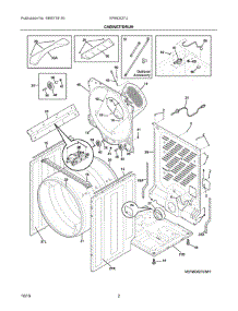 02 - Cabinet / Drum parts for Electrolux Dryer EFMC627UIW1 from AppliancePartsPros.com