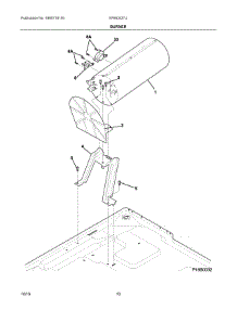 06 - Burner parts for Electrolux Dryer EFMC627UIW1 from AppliancePartsPros.com
