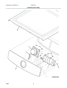 04 - Controls / Top Panel parts for Electrolux Dryer EFMC627UTT2 from AppliancePartsPros.com