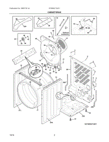02 - Cabinet / Drum parts for Electrolux Dryer EFME427UIW1 from AppliancePartsPros.com
