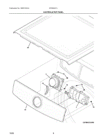 04 - Controls / Top Panel parts for Electrolux Dryer EFMG627UTT1 from AppliancePartsPros.com