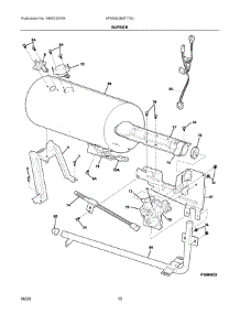 06 - Burner parts for Electrolux Dryer EFMG628WTT00 from AppliancePartsPros.com