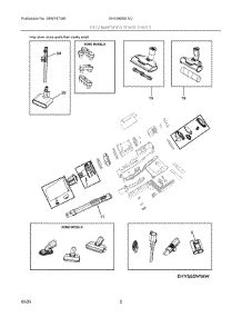 02 - Recommended Spare Parts parts for Electrolux Range Hood EHVS65S1AO from AppliancePartsPros.com