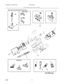 02 - Recommended Spare Parts parts for Electrolux Range Hood EHVS75S1AO from AppliancePartsPros.com