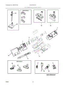 02 - Recommended Spare Parts parts for Electrolux Range Hood EHVS75W1AY from AppliancePartsPros.com
