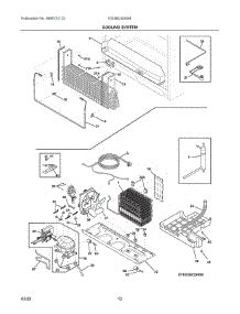 06 - Cooling System parts for Electrolux Refrigerator EI23BC82SS4 from AppliancePartsPros.com