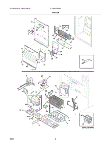 04 - System parts for Electrolux Refrigerator EI33AF80WSB from AppliancePartsPros.com
